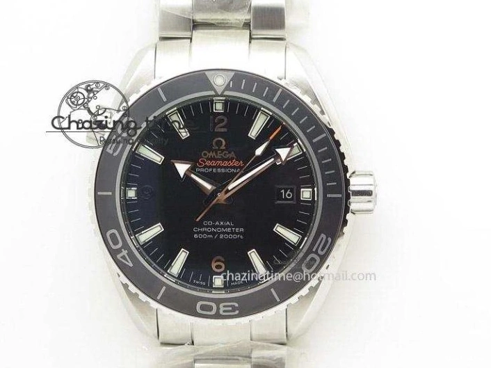 0322 Stylish Seamaster 300M Diver Rose Gold VSF 1:1 Best Edition Black Dial on Mesh Bracelet A 7662